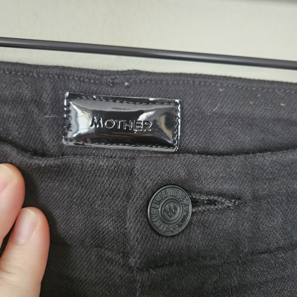Mother Lady Notorius Black Zipper Pants  Size 32 - Picture 5 of 10